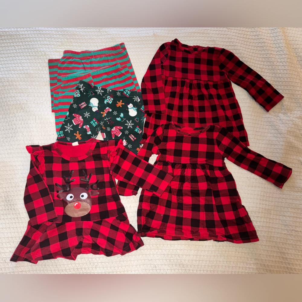 Old Navy Pajamas set and Christmas clothes